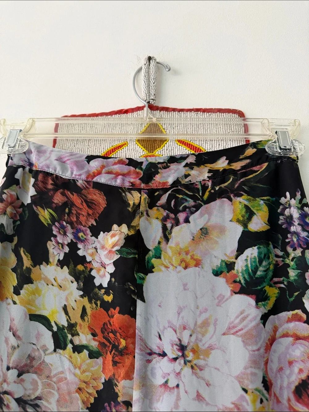 “SHOW US YOUR MUMU” Stunning Chiffon like Flowy Floral maxi skirt - Picture 2 of 7